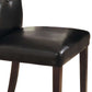 Faux Leather Upholstered Side Chair With Button Tufting, Set Of 2, Brown By Benzara | Side Chairs |  Modishstore  - 3