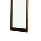 Transitional Rectangular Wooden Frame Mirror With Grain Details, Brown By Benzara | Mirrors |  Modishstore  - 4