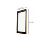 Transitional Rectangular Wooden Frame Mirror With Grain Details, Brown By Benzara | Mirrors |  Modishstore  - 2