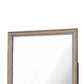 Molded Design Wooden Frame Wall Mounted Mirror, Light Oak Brown By Benzara | Mirrors |  Modishstore  - 5