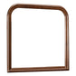 Arched Molded Design Wooden Frame Mirror, Cherry Brown And Silver By Benzara | Mirrors |  Modishstore 
