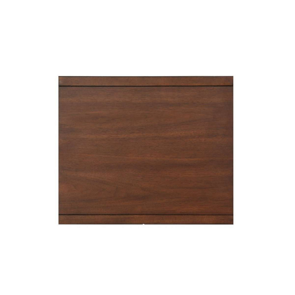 1 Drawer Wooden End Table With Splayed Legs, Walnut Brown By Benzara | End Tables |  Modishstore  - 5