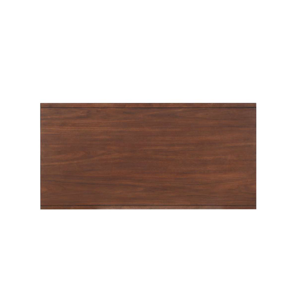 2 Drawer Wooden Coffee Table With Splayed Legs, Walnut Brown By Benzara | Coffee Tables |  Modishstore  - 5