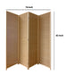 4 Panel Bamboo Shade Roll Room Divider, Natural Brown By Benzara | Room Divider |  Modishstore  - 2