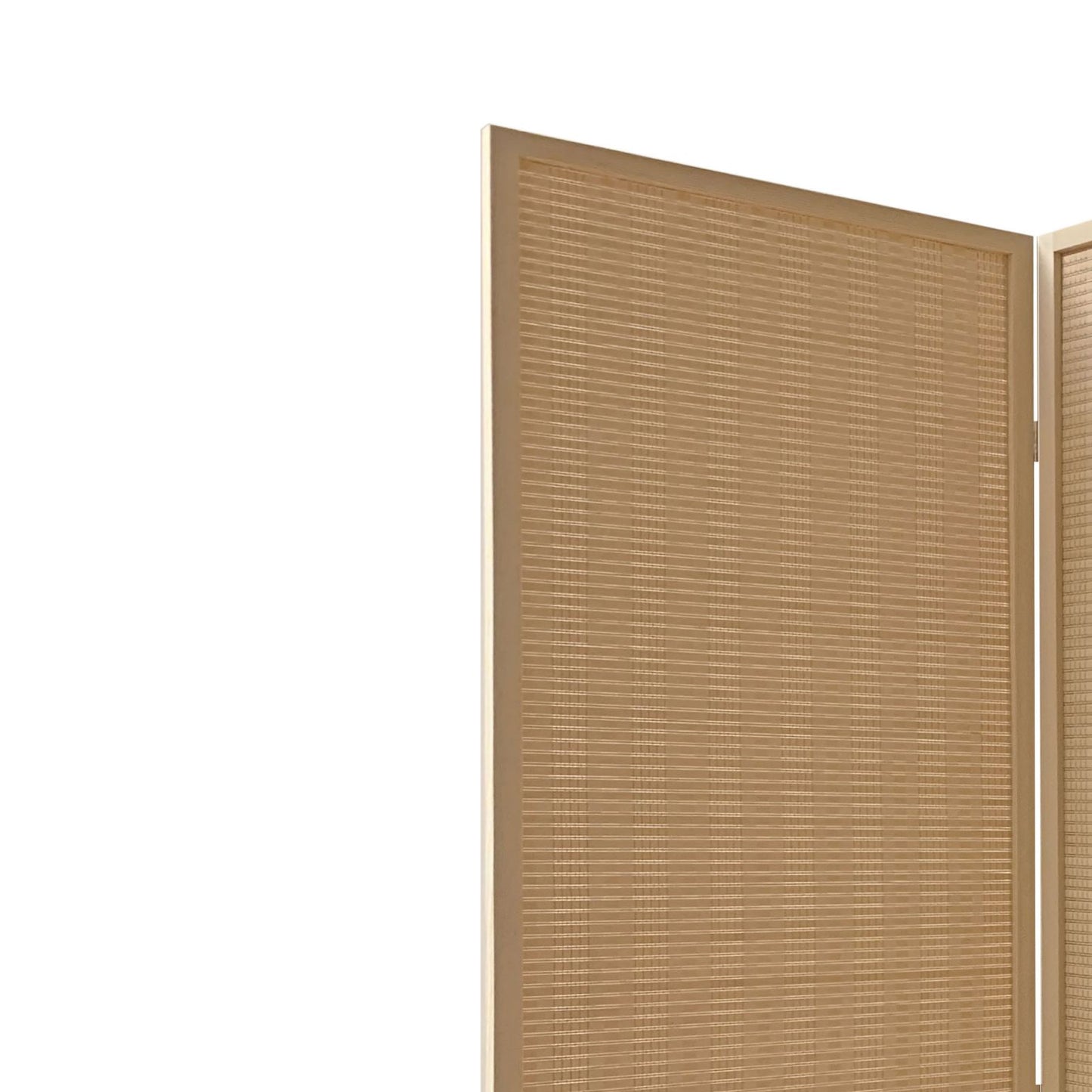 3 Panel Bamboo Shade Roll Room Divider, Beige By Benzara | Room Divider |  Modishstore  - 5