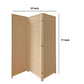 3 Panel Bamboo Shade Roll Room Divider, Beige By Benzara | Room Divider |  Modishstore  - 2