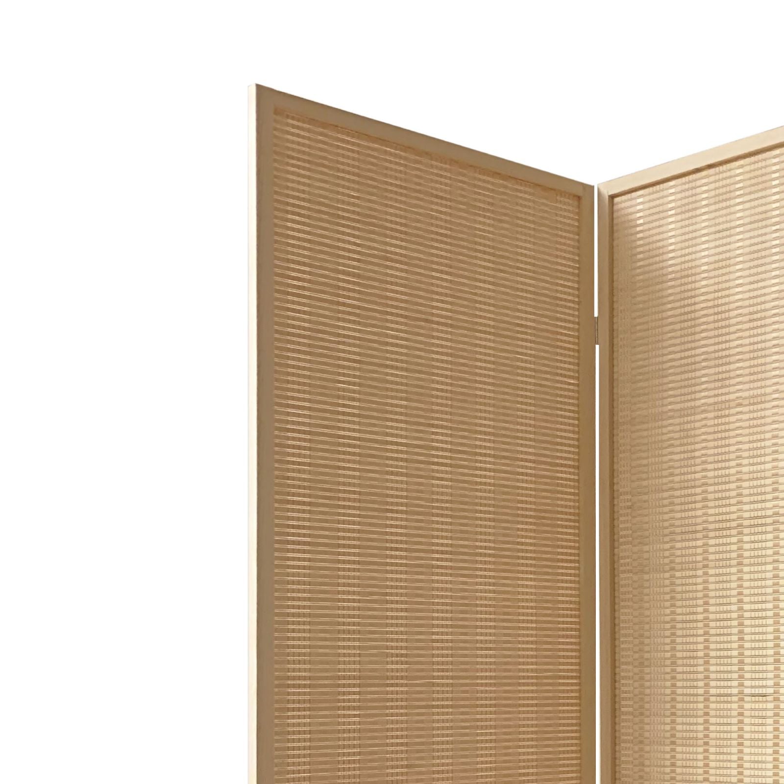 4 Panel Bamboo Shade Roll Room Divider, Beige By Benzara | Room Divider |  Modishstore  - 5