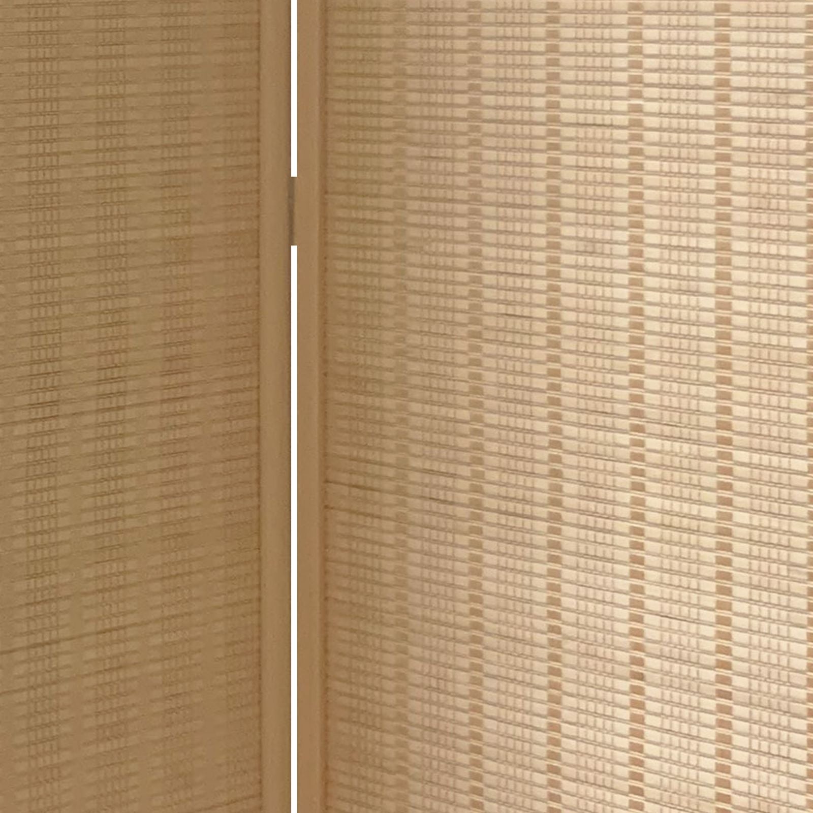 4 Panel Bamboo Shade Roll Room Divider, Beige By Benzara | Room Divider |  Modishstore  - 3