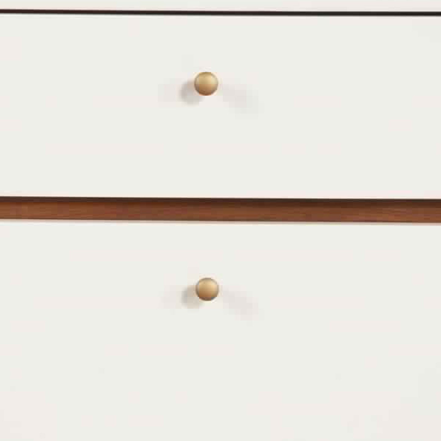 2 Drawer Wooden Nightstand With Angled Legs, White And Brown By Benzara | Nightstands | Modishstore - 3