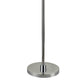 Round Fabric Wrapped Floor Lamp With Crystal Inlay, Gray And Silver By Benzara | Floor Lamps |  Modishstore  - 5
