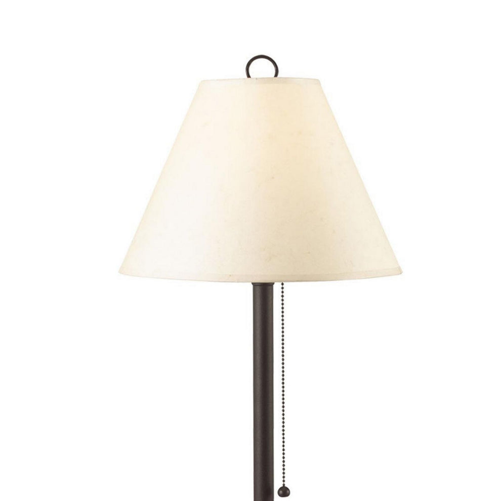 Paper Shade Metal Table Lamp With Pull Chain Switch,Set Of 4,White And Black By Benzara | Table Lamps |  Modishstore  - 5