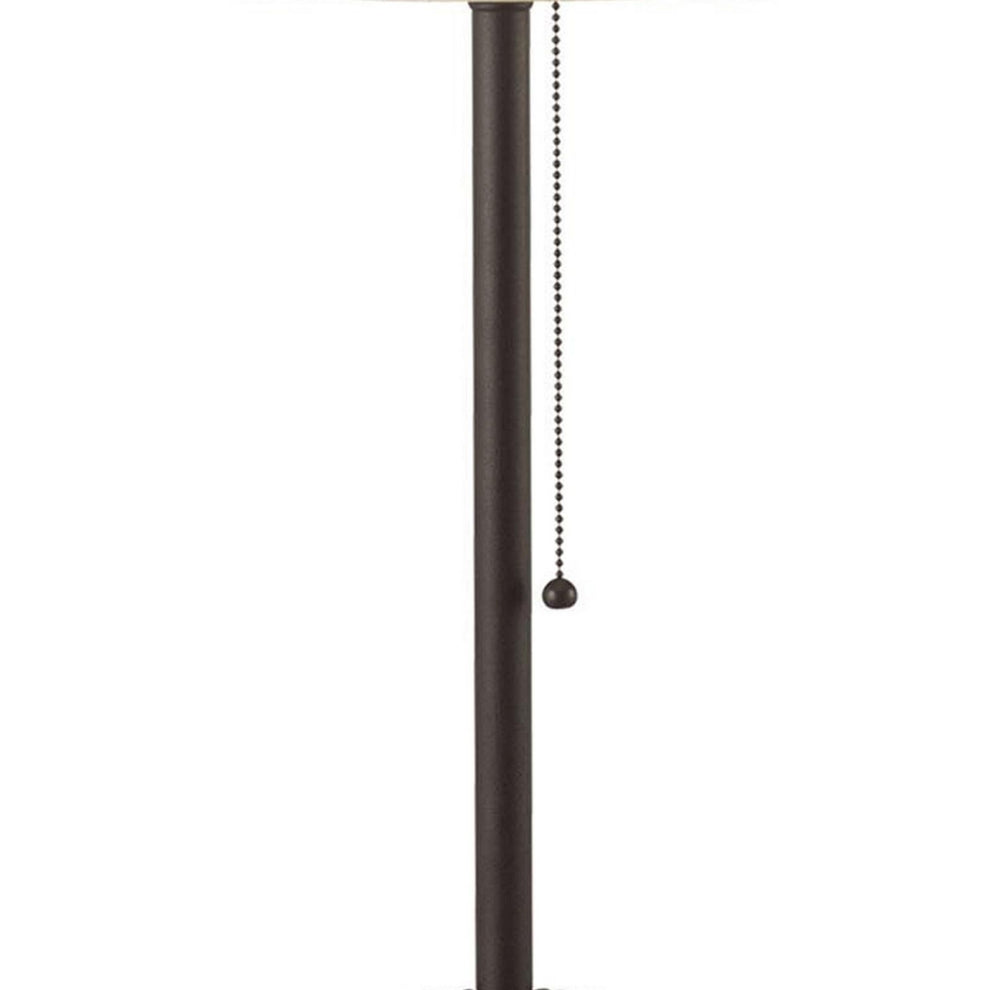 Paper Shade Metal Table Lamp With Pull Chain Switch,Set Of 4,White And Black By Benzara | Table Lamps |  Modishstore  - 4