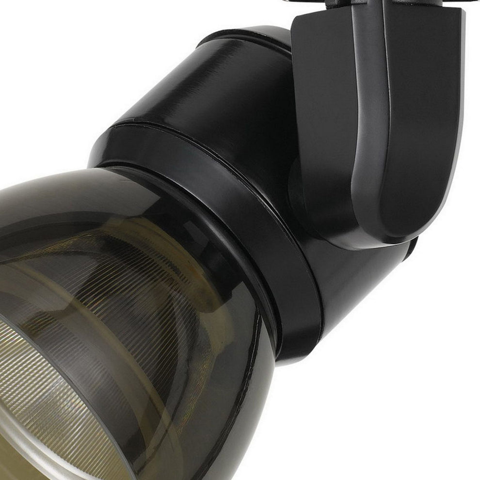 Metal And Clear Polycarbonate Led Track Fixture, Black And Gray By Benzara | Track Lights |  Modishstore  - 4