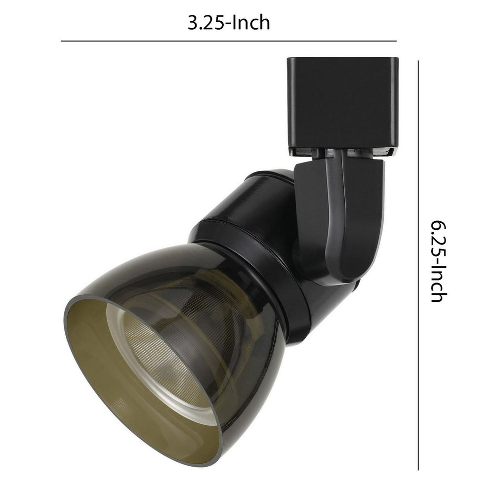 Metal And Clear Polycarbonate Led Track Fixture, Black And Gray By Benzara | Track Lights |  Modishstore  - 2