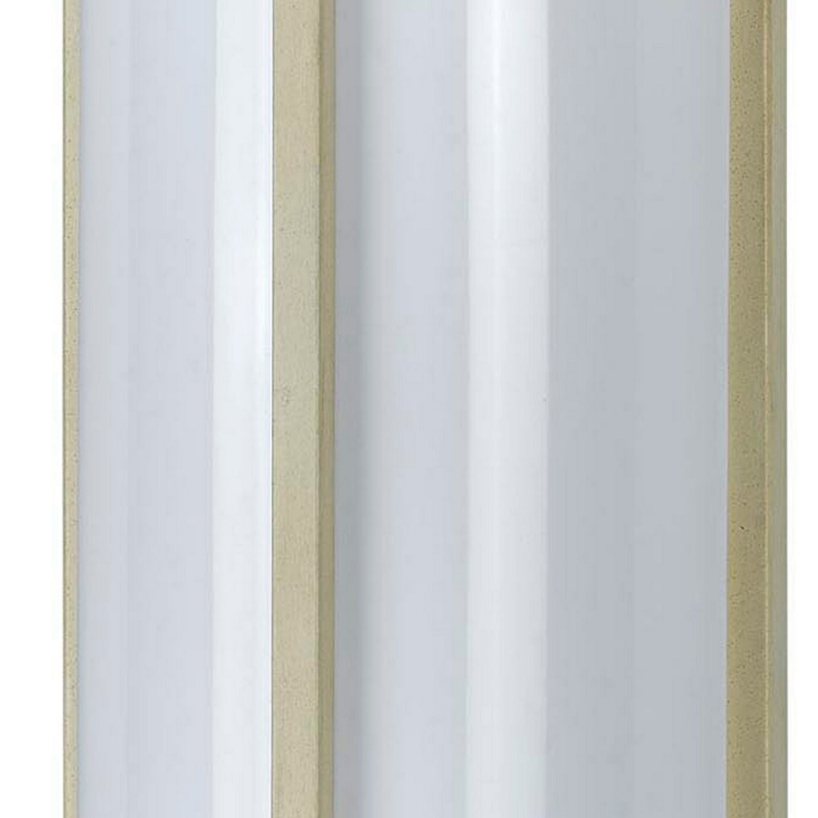 Cylindrical Shaped Metal Plc Wall Lamp With 3D Design Trim,Set Of 4, White By Benzara | Wall Lamps |  Modishstore  - 4
