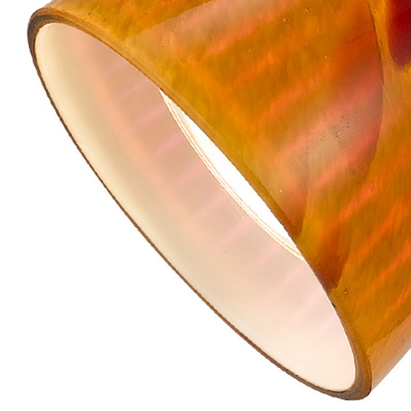Hand Blown Glass Shade Track Light Fixture With Metal Frame, Dark Bronze By Benzara | Track Lights |  Modishstore  - 3