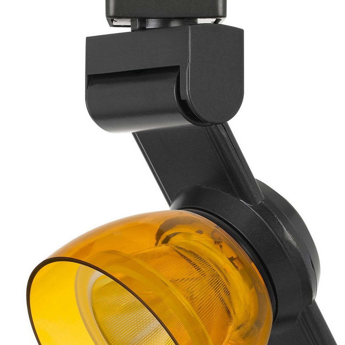12W Integrated Led Track Fixture With Polycarbonate Head, Black And Yellow By Benzara | Track Lights |  Modishstore  - 4
