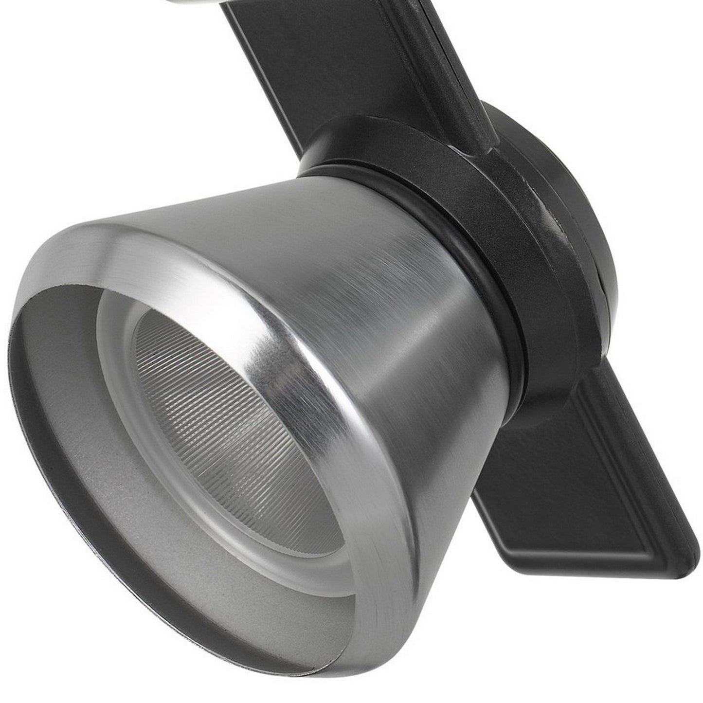 12W Integrated Led Metal Track Fixture With Cone Head, Black And Silver By Benzara | Track Lights |  Modishstore  - 4