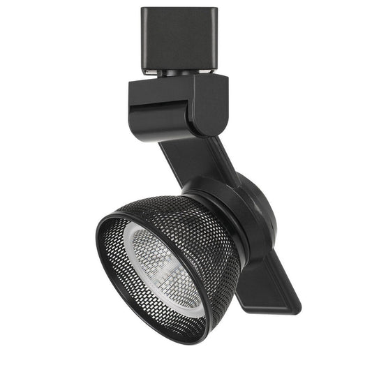 12W Integrated Led Metal Track Fixture With Mesh Head, Black By Benzara | Track Lights |  Modishstore 