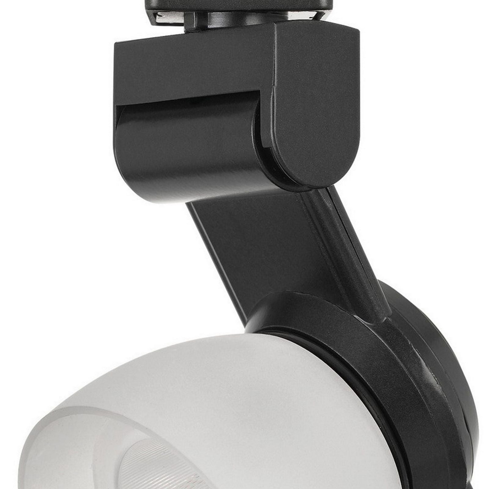 12W Integrated Led Track Fixture With Polycarbonate Head, Black And White By Benzara | Track Lights |  Modishstore  - 4