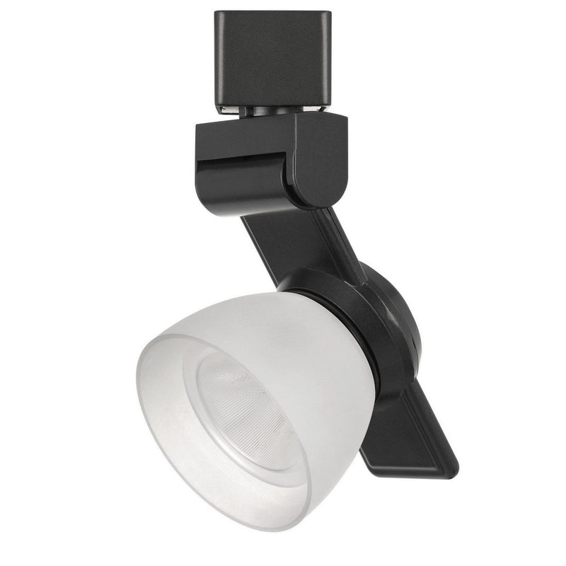 12W Integrated Led Track Fixture With Polycarbonate Head, Black And White By Benzara | Track Lights |  Modishstore 