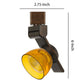 12W Integrated Led Track Fixture With Polycarbonate Head, Bronze And Yellow By Benzara | Track Lights |  Modishstore  - 2