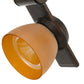 12W Integrated Led Track Fixture With Polycarbonate Head, Bronze And Orange By Benzara | Track Lights |  Modishstore  - 3