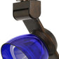 12W Integrated Led Track Fixture With Polycarbonate Head, Bronze And Blue By Benzara | Track Lights |  Modishstore  - 4