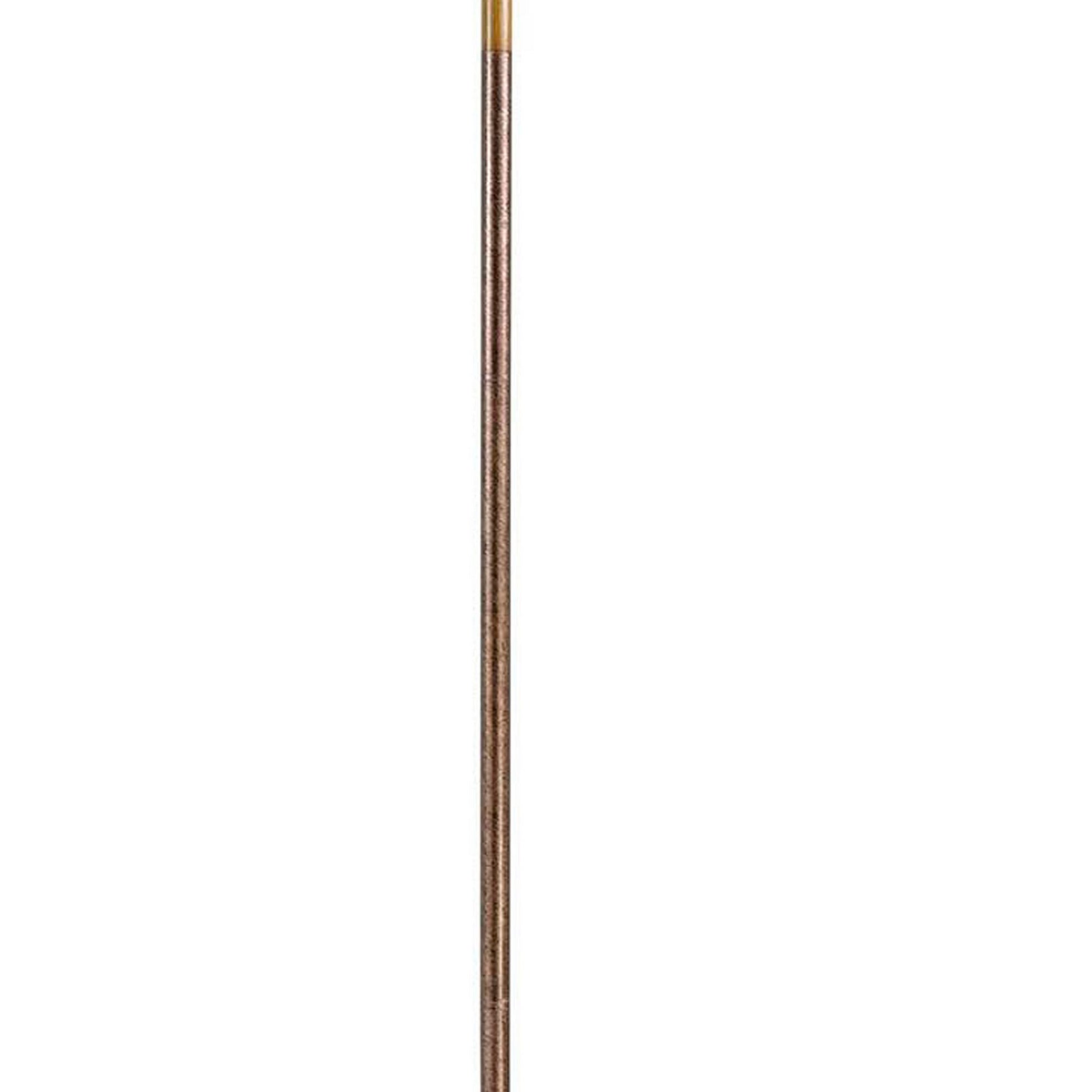 3 Way Torchiere Floor Lamp With Frosted Glass Shade And Stable Base, Bronze By Benzara | Desk Lamps | Modishstore - 3