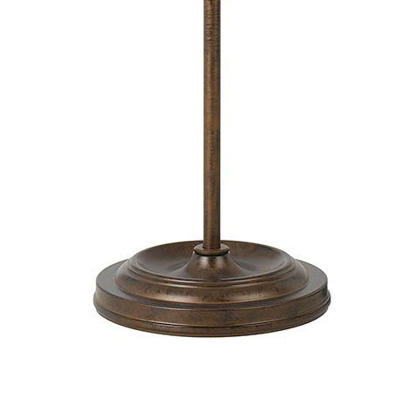 Adjustable Height Metal Pharmacy Lamp With Pull Chain Switch, Bronze By Benzara | Floor Lamps |  Modishstore  - 3