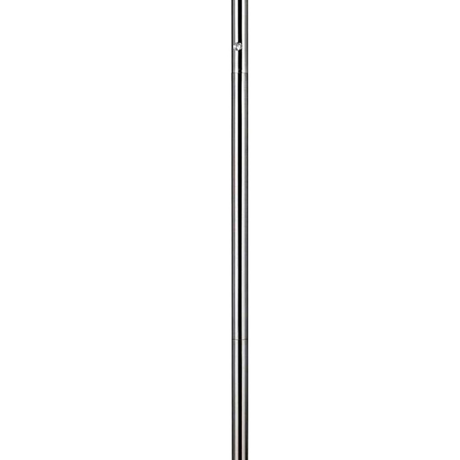 80 Watt Metal Floor Lamp With Dual Gooseneck And Uno Style Shades, Silver By Benzara | Floor Lamps |  Modishstore  - 4