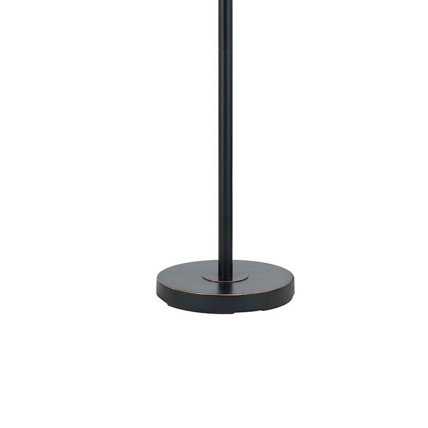 80 Watt Metal Floor Lamp With Dual Gooseneck And Uno Style Shades, Black By Benzara | Floor Lamps |  Modishstore  - 3