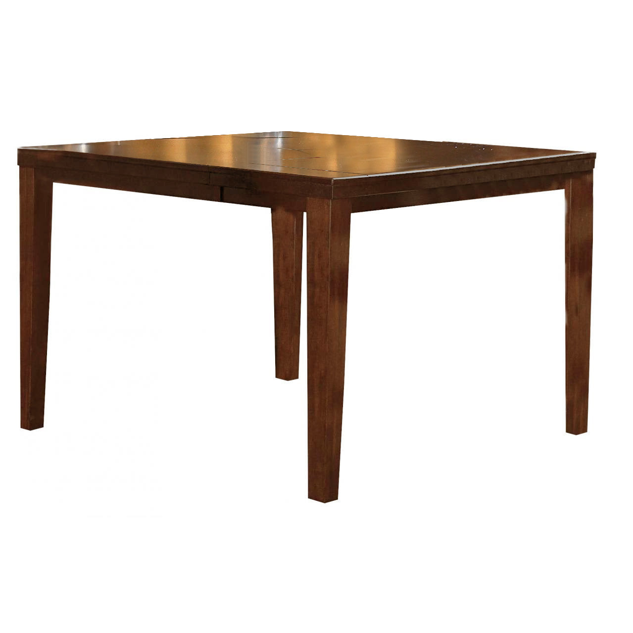 Square Wooden Counter Height Table With Butterfly Extendable Leaf, Brown By Benzara | Dining Tables | Modishstore