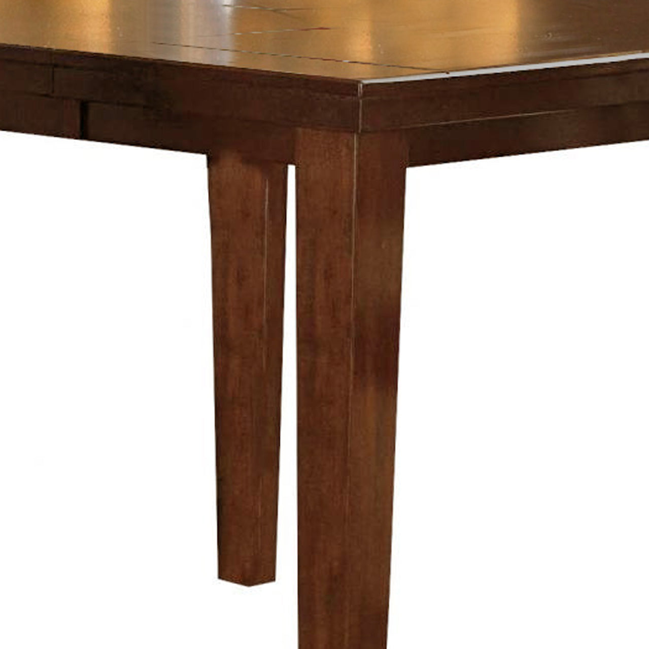 Square Wooden Counter Height Table With Butterfly Extendable Leaf, Brown By Benzara | Dining Tables | Modishstore - 2