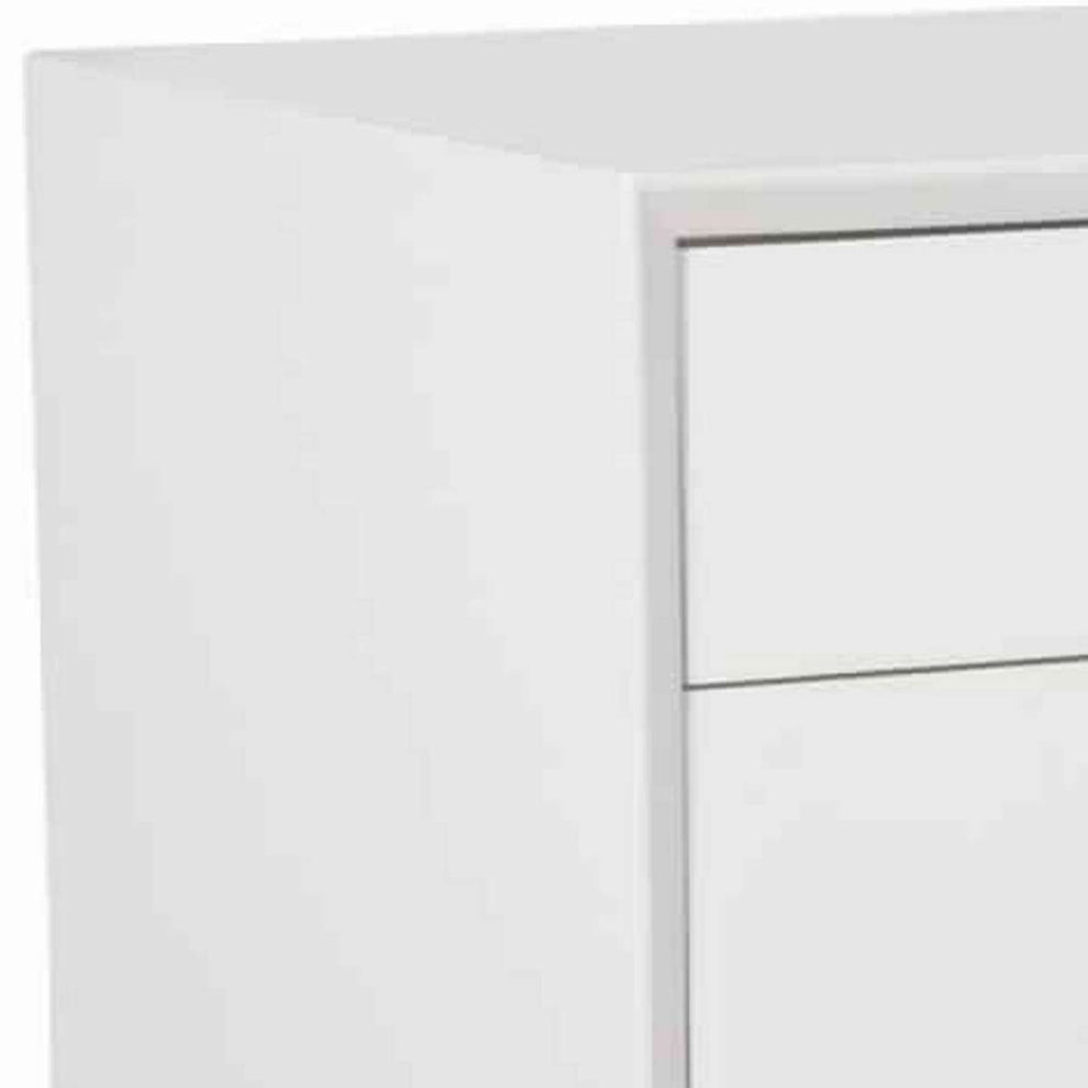 Wooden Accent Cabinet With 3 Drawers And 1 Door, Brown By Benzara | Cabinets |  Modishstore  - 3