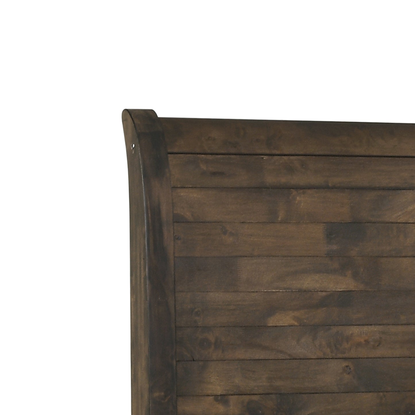 Queen Size Wooden Sleigh Headboard With Paneled Details, Brown By Benzara | Headboards | Modishstore - 2