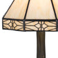Tree Like Metal Body Tiffany Table Lamp With Conical Shade,Beige And Bronze By Benzara | Table Lamps |  Modishstore  - 4