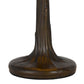 Tree Like Metal Body Tiffany Table Lamp With Conical Shade,Bronze And Beige By Benzara | Desk Lamps | Modishstore - 4