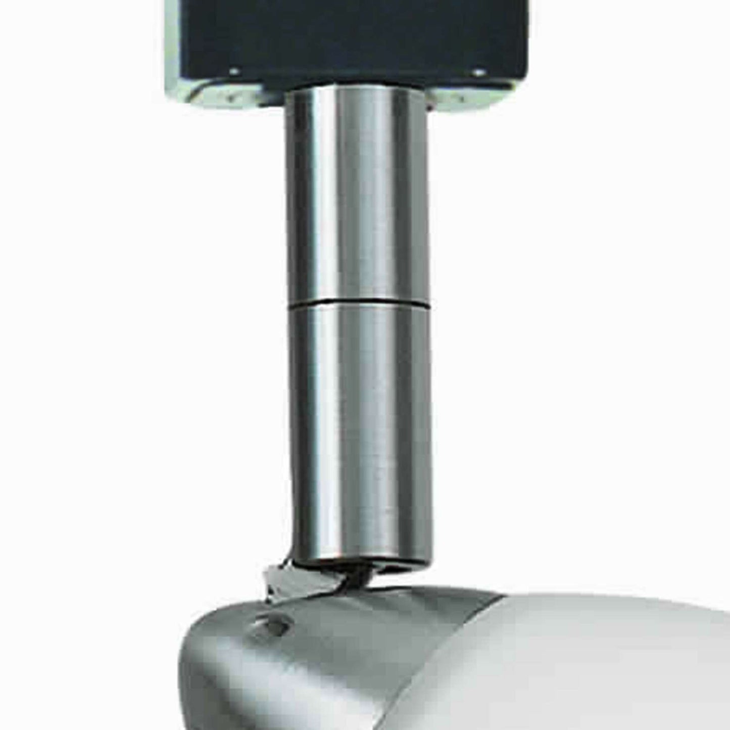 Metal Track Light With Interchangeable Round Glass Shade, Silver And White By Benzara | Track Lights |  Modishstore  - 4