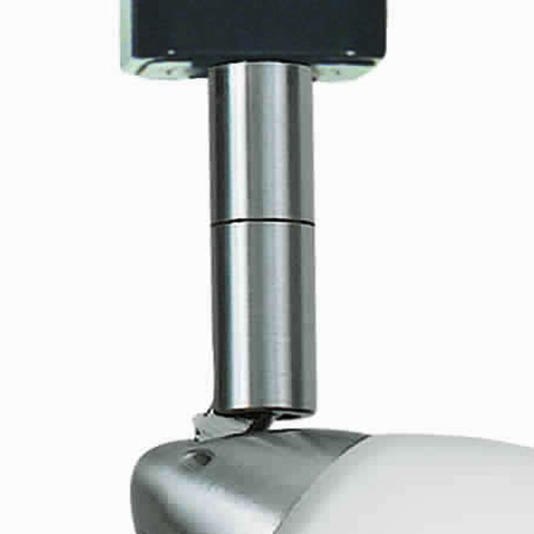 Metal Track Light With Interchangeable Round Glass Shade, Silver And White By Benzara | Track Lights |  Modishstore  - 4