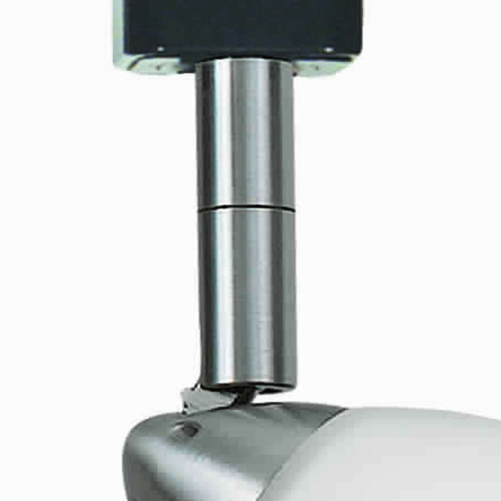 Metal Track Light With Interchangeable Round Glass Shade, Silver And White By Benzara | Track Lights |  Modishstore  - 4