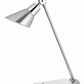 Adjustable Metal Led Desk Lamp With Rocker Switch, Chrome By Benzara | Table Lamps |  Modishstore 