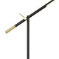 10 Watt Adjustable Metal Frame Floor Lamp, Black And Brass By Benzara | Floor Lamps |  Modishstore  - 4