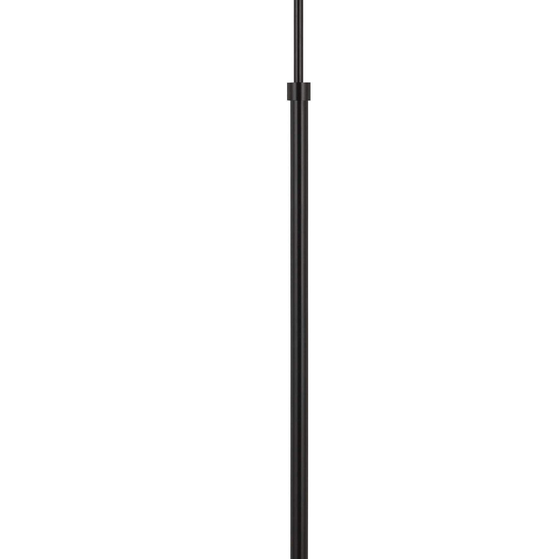 10W Led Adjustable Metal Floor Lamp With Swing Arm, Black By Benzara | Floor Lamps |  Modishstore  - 4