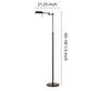 10W Led Adjustable Metal Floor Lamp With Swing Arm, Black By Benzara | Floor Lamps |  Modishstore  - 2