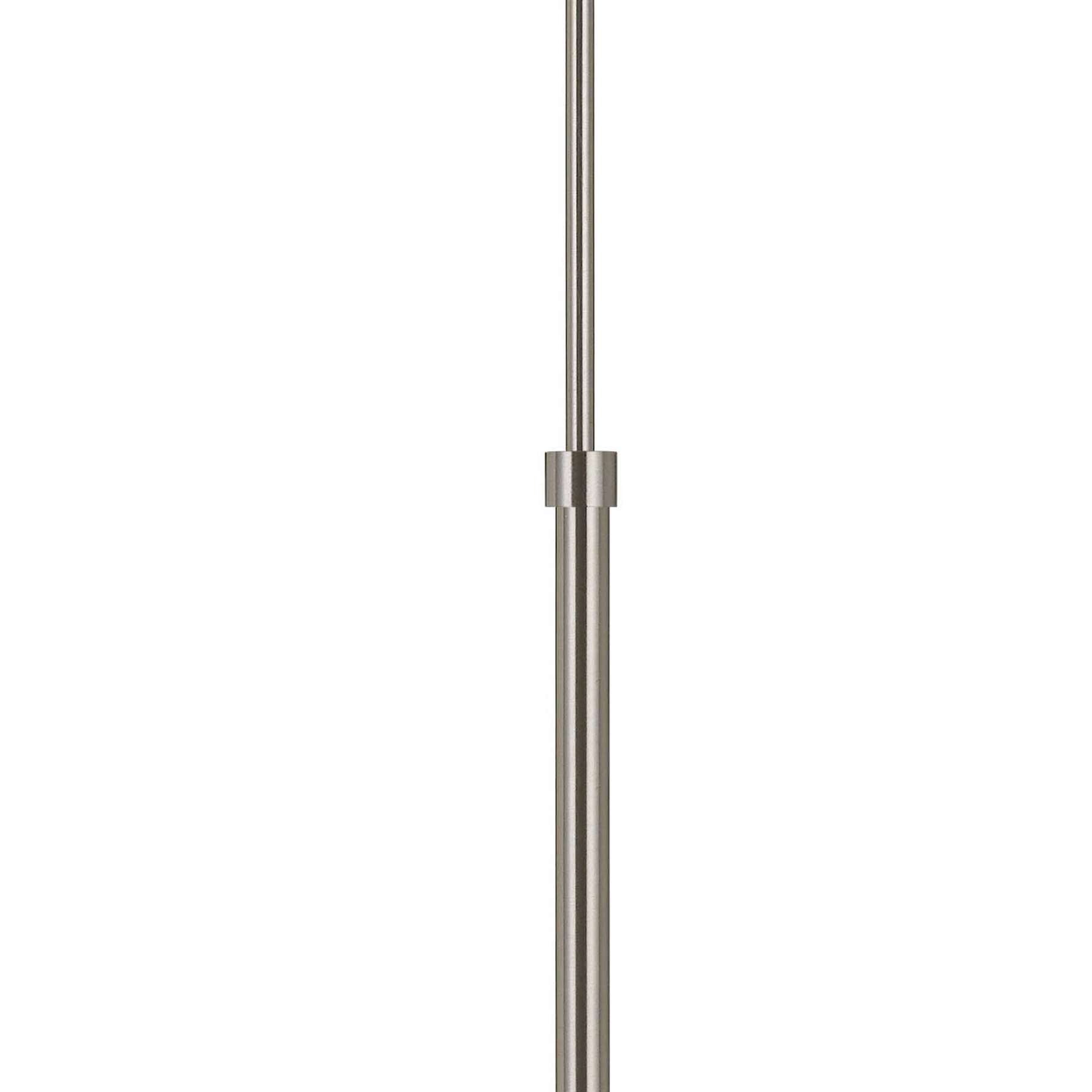 10W Led Adjustable Metal Floor Lamp With Swing Arm, Chrome By Benzara | Floor Lamps |  Modishstore  - 4