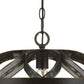 60W Twisted Metal Mesh Design Pendant Fixture, Dark Bronze By Benzara | Chandeliers |  Modishstore  - 4