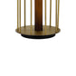 Metal Table Lamp With Cage Design Support With Round Base, White And Brass By Benzara | Table Lamps |  Modishstore  - 3