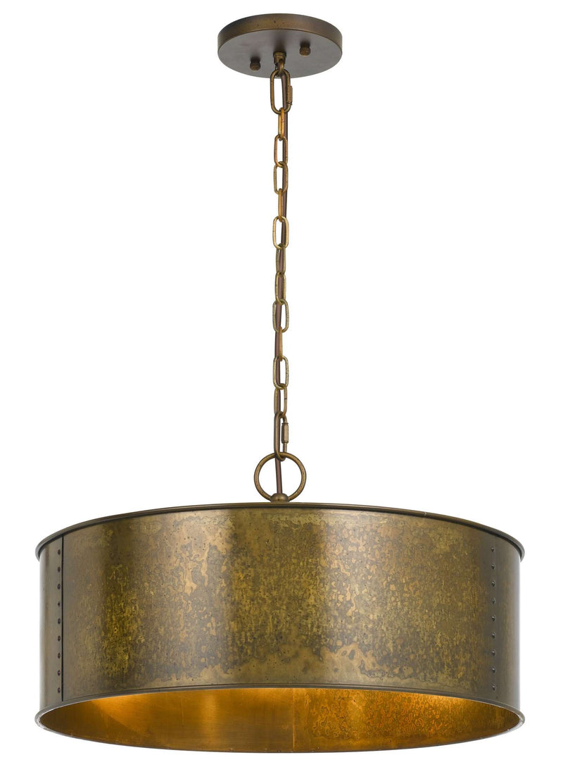 60 X 3 Watt Round Metal Frame Chandelier With 6 Foot Chain, Distressed Gold By Benzara | Chandeliers |  Modishstore 
