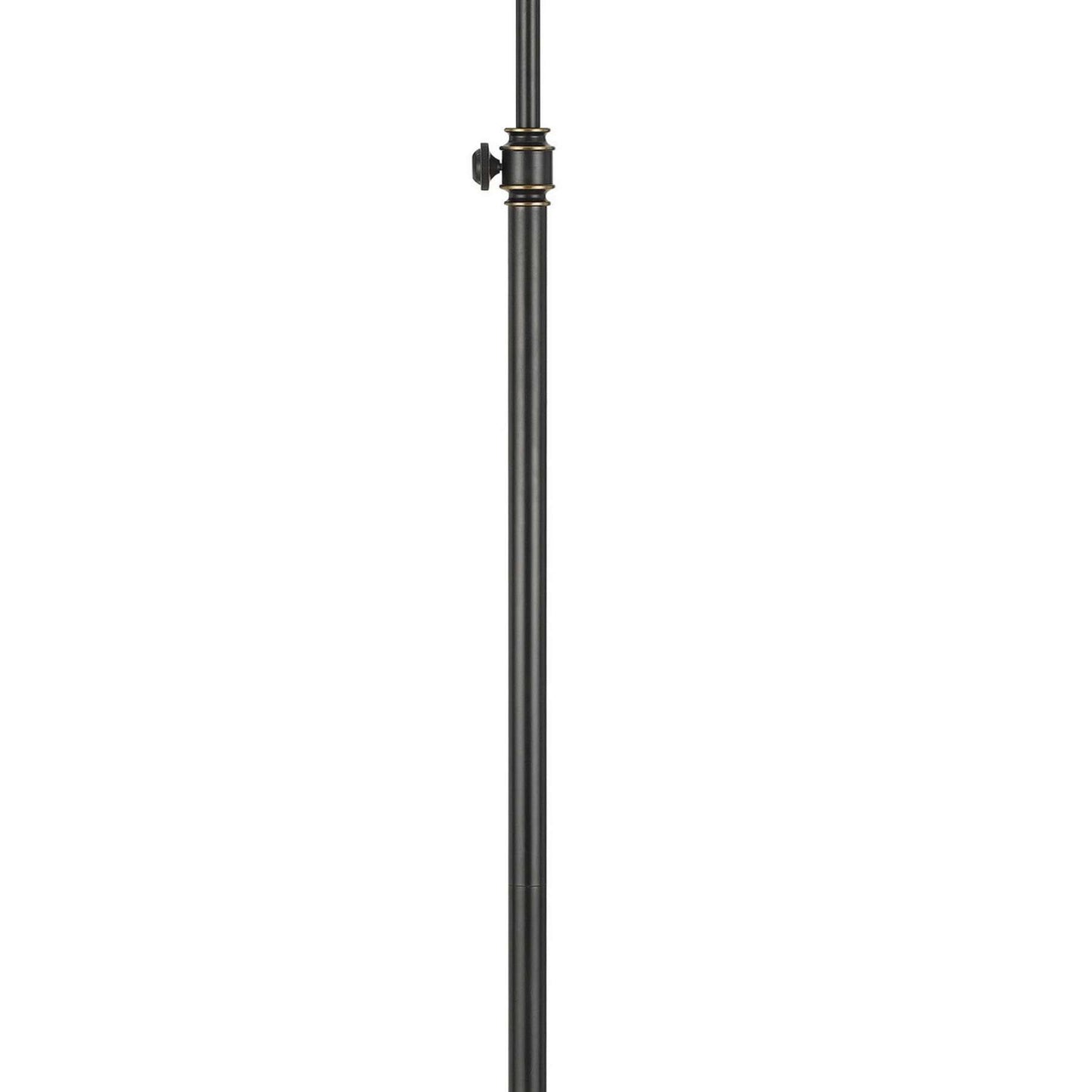 60 Watt Metal Lamp With Adjustable Pole And Bowl Shade, Black By Benzara | Floor Lamps |  Modishstore  - 4